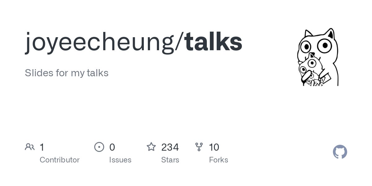 JoyeeCheung's tweet card. Slides for my talks. Contribute to joyeecheung/talks development by creating an account on GitHub.