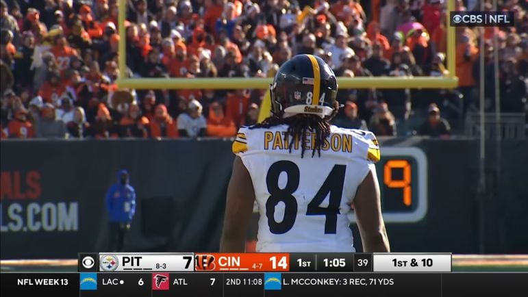 Alex_Kozora's tweet card. The Pittsburgh Steelers have released running back and returner Cordarrelle Patterson. It officially ends a one-year experiment on Patterson, signed to a two-year contract ahead of the 2024 season....