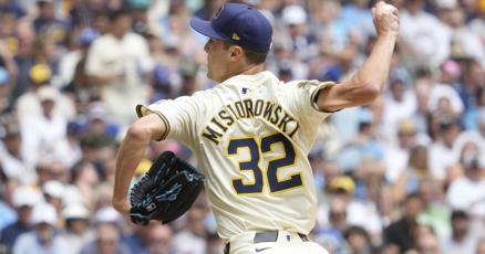 WKOW's tweet card. Milwaukee Brewers rookie Jacob Misiorowski already has won matchups with Paul Skenes and Clayton Kershaw and has pitched in the All-Star Game since reaching the major leagues six weeks ago.