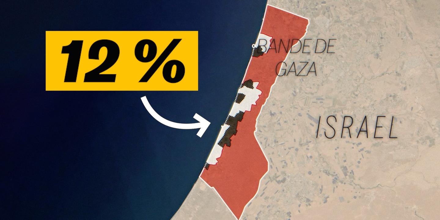 AkliAit's tweet card. Vidéo - A travers une carte et des images satellites, « le Monde » montre le quotidien des 2,1 millions de Gazaouis, réduits à vivre dans les trois zones, fragmentées, de l’enclave qui ne sont pas...