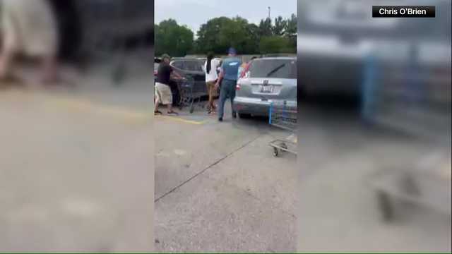 WJCLNews's tweet card. Bystanders, including a Marine, stopped a stabbing spree at a Michigan Walmart