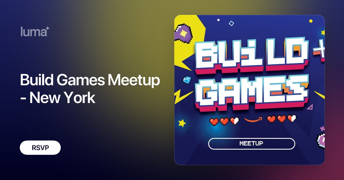 mauerbac's tweet card. AWS Build Games Meetup About the Event To celebrate the AWS Build Games Challenge and bring developers together, we'll be playing arcade games, networking, and…