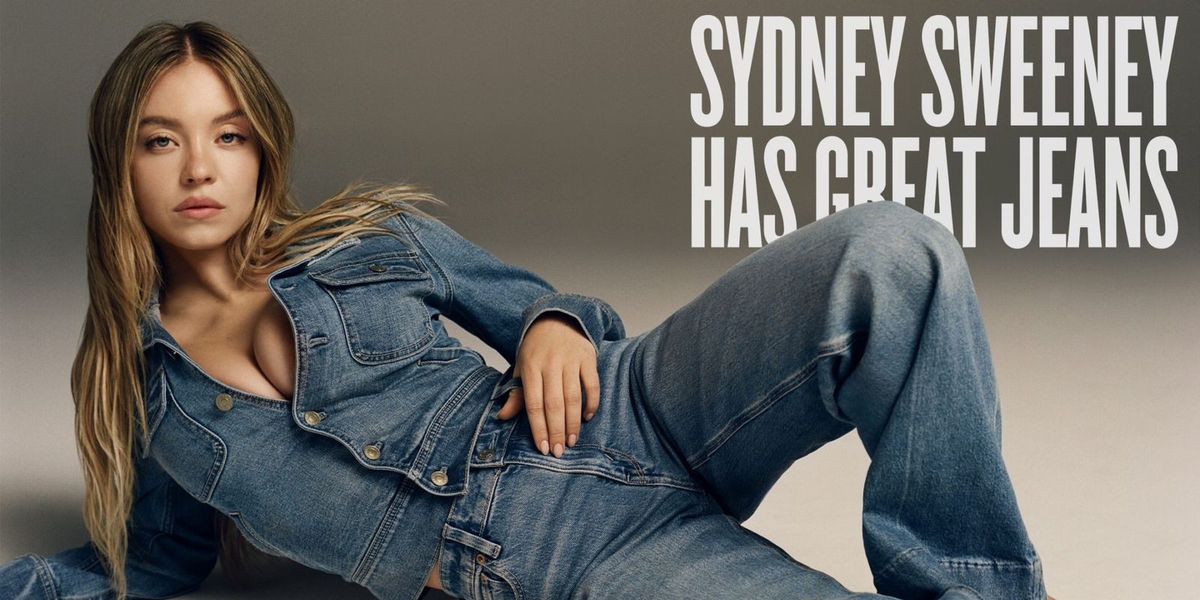 EasternEye's tweet card. The campaign’s wordplay has triggered debate around racial bias and beauty standards while boosting American Eagle’s stock by 16%.