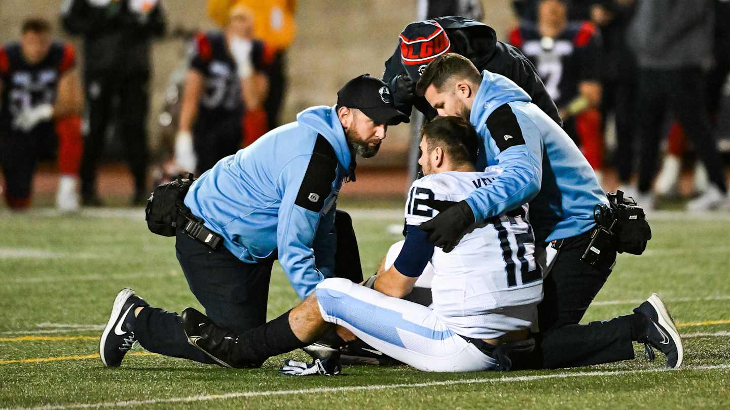CFL_News's tweet card. The Toronto Argonauts are going to be without starter Chad Kelly for longer than expected, which complicates their quarterback situation.