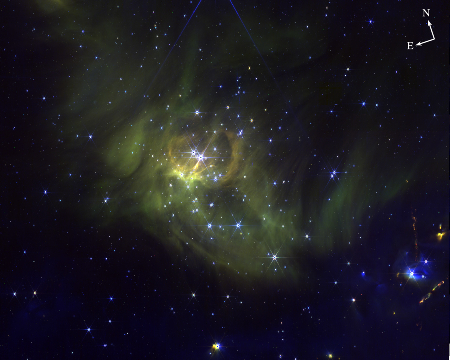 AASNova's tweet card. JWST observations of the young star cluster IC 348 revealed extremely low-mass brown dwarfs with signatures of hydrocarbons in their spectra: meet the members of the proposed "H" spectral class.