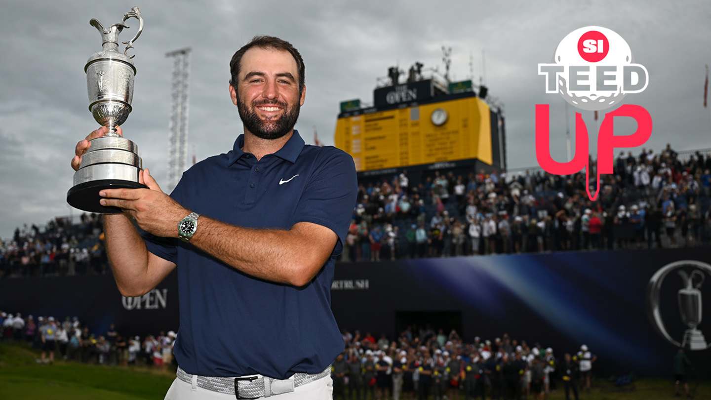 BobHarig's tweet card. Scottie Scheffler's win at the British Open places the unaffected superstar in more rarefied company, writes Bob Harig.