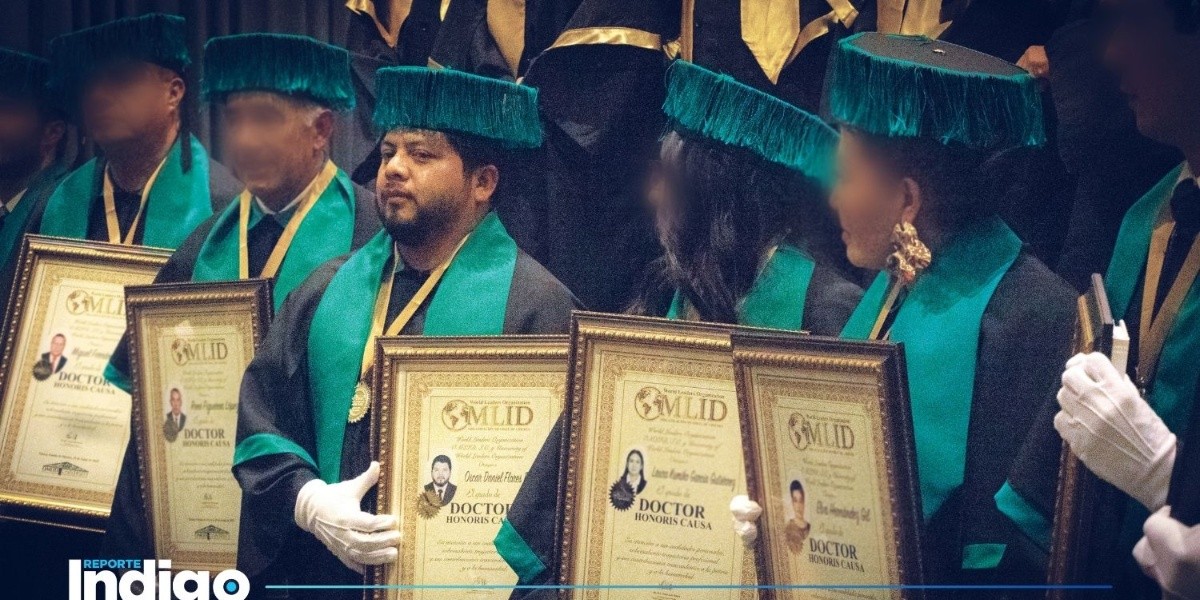 leonardotoledo's tweet card. Sin verificar mi trayectoria, sin pedir documentos ni pruebas, me invistieron con toga, birrete y medalla en una ceremonia.