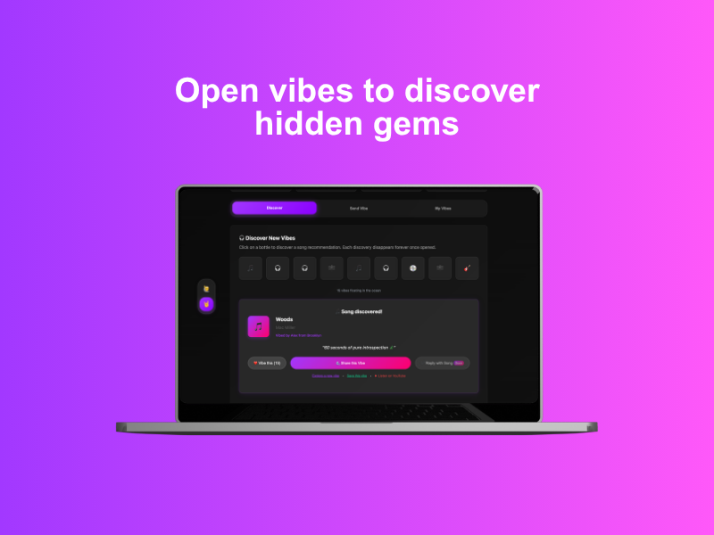 BetaList's tweet card. Discover music through human stories, not algorithms