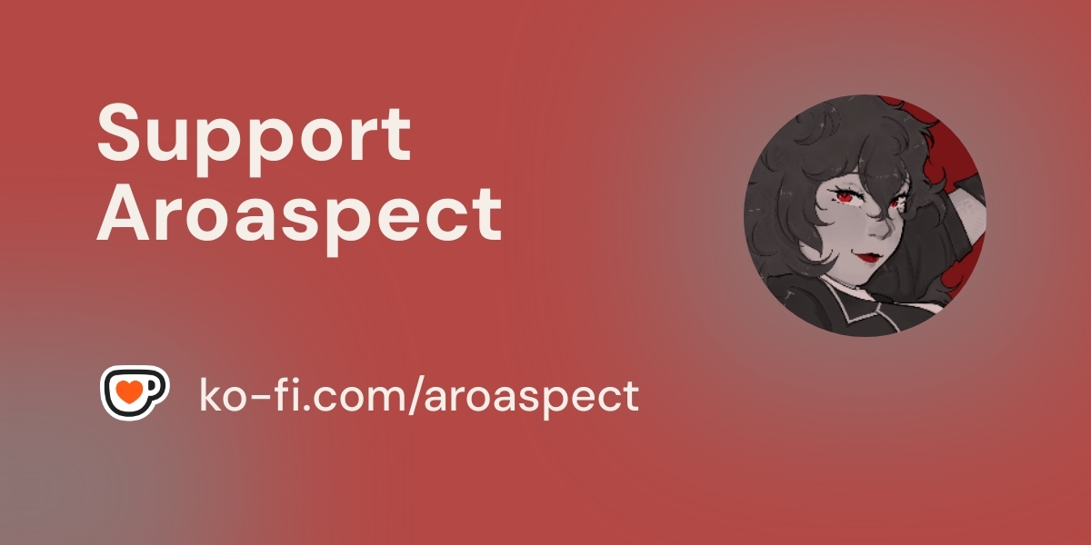 pegoryuyaoi's tweet card. Support Aroaspect