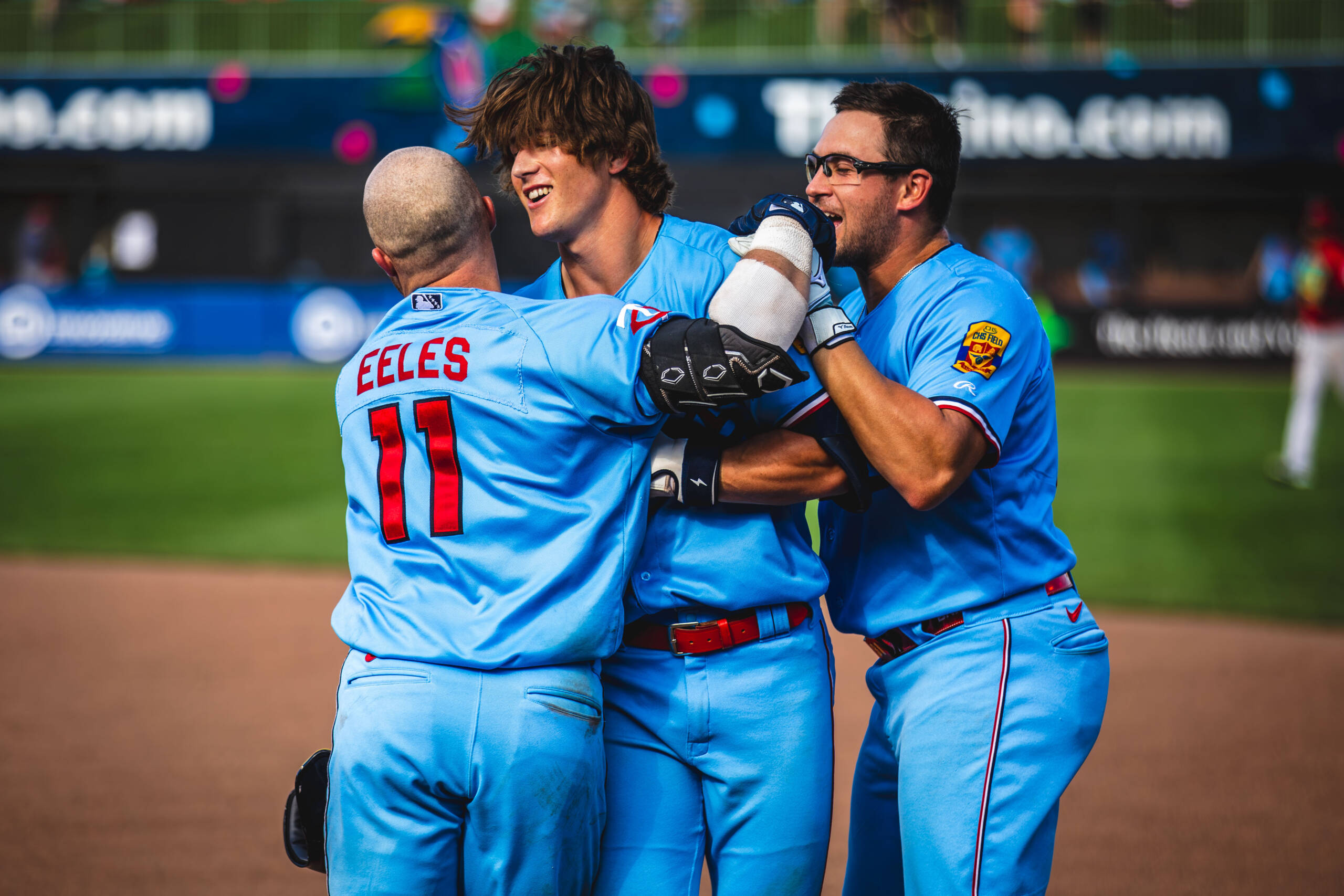 TheodoreTollef1's tweet card. St. Paul – It wasn’t a pleasant day for baseball at CHS Field, with temperatures feeling over 100 degrees Fahrenheit. Still, the St. Paul Saints battled