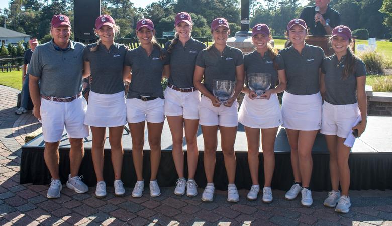 CofC's tweet card. College of Charleston turned in an outstanding final round of 5-under par 275 to cruise to a 17-shot victory at the Evie Odom Invitational on Sunday at the Princess Anne Country Club in Virginia...