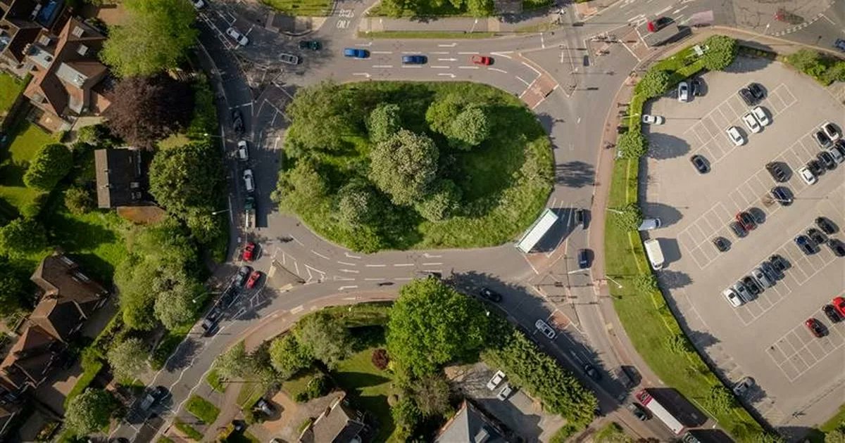 Sam_in_Cam's tweet card. The first part of a scheme to improve safety at the roundabout near Addenbrooke's Hospital has concluded. The second phase will see the carriageway widened and a new crossing installed.
