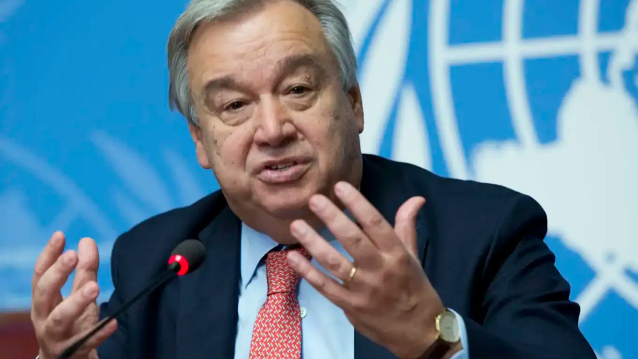 CemalCinar_'s tweet card. Birleşmiş Milletler (BM) Genel Sekreteri Antonio Guterres, "Gazze halkının dünyanın gözü önünde yok edilişi ve açlığa mahkûm edilmesi hiçbir şekilde meşrulaştırılamaz." dedi.