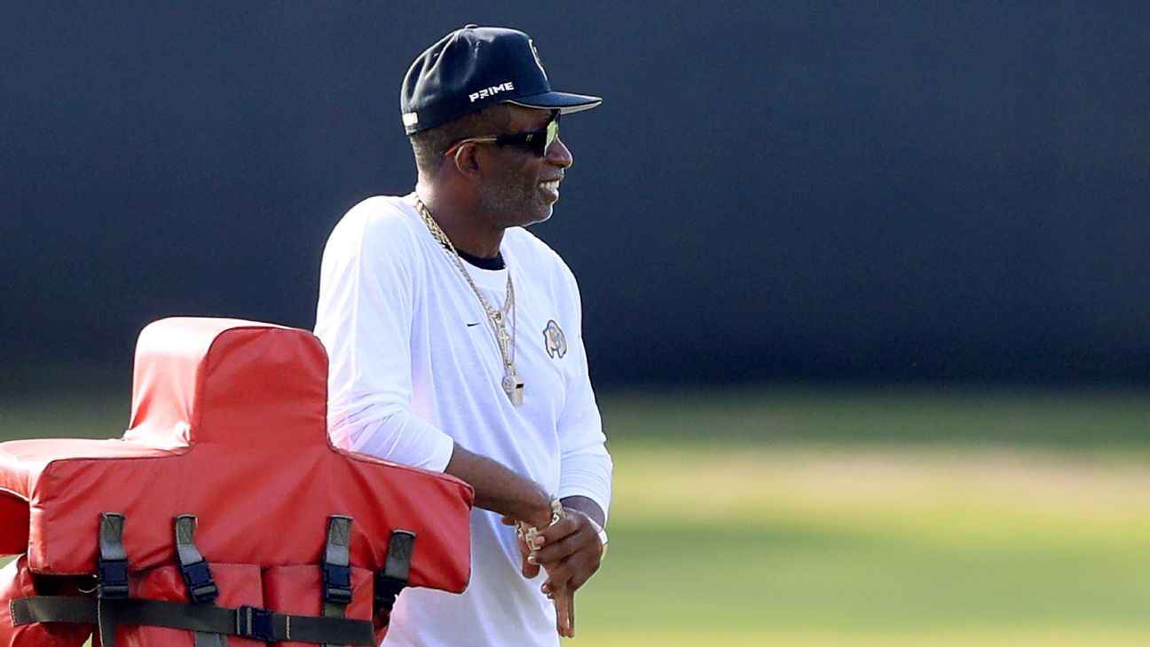 ESPNRittenberg's tweet card. Colorado coach Deion Sanders said he recently had surgery to remove his bladder after doctors found a tumor there, and he declared that he has been cancer-free since the operation.