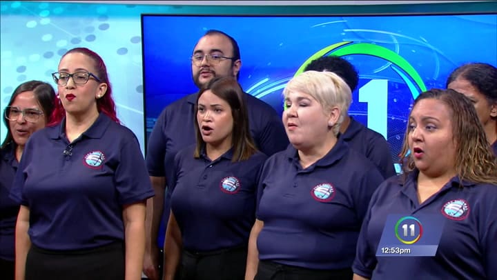 tele11PR's tweet card. El Coro Nacional de Puerto Rico se prepara para representar la música puertorriqueña en el Festival Voices United en California.  Brenda Otero, presidenta d ...