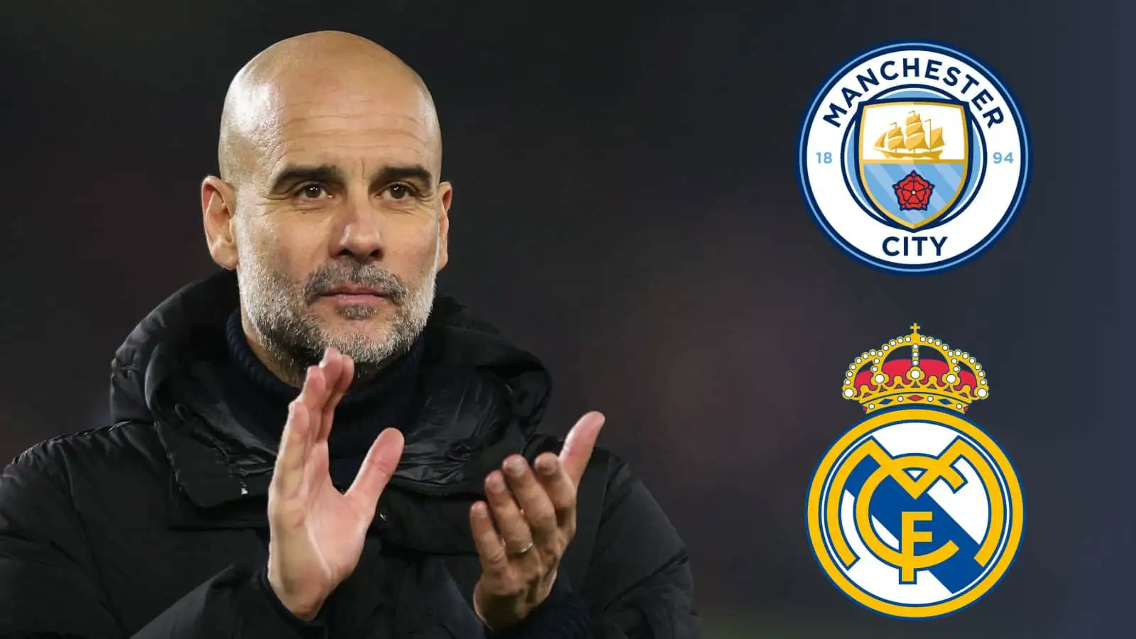 TEAMtalk's tweet card. Manchester City manager Pep Guardiola is keen on working with Real Madrid and Brazil international forward Rodrygo at the Etihad Stadium.