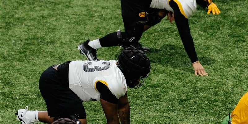 jarodchamilton's tweet card. Observations from Mizzou football's first day of fall camp practice for 2025.