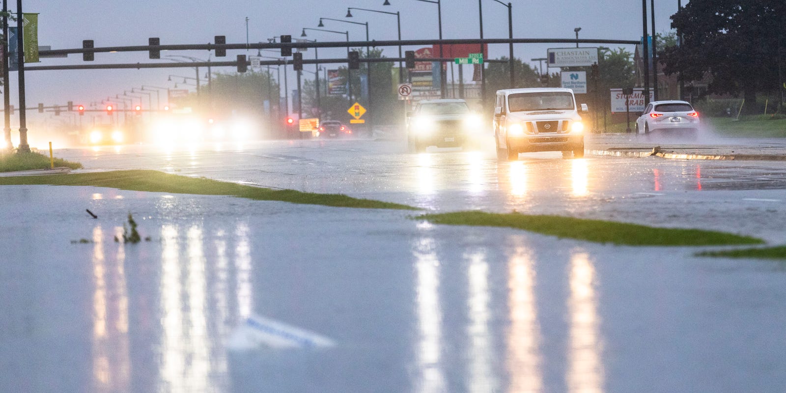 springfieldNL's tweet card. Flooding began around 11 p.m. Saturday, with more than 10 inches of rain coming down in a few hours. Dozens were rescued from rising floodwater.
