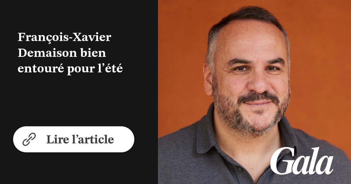GALAfr's tweet card. EXCLU - Famille, apéro entre amis… François-Xavier Demaison bien entouré pour l’été