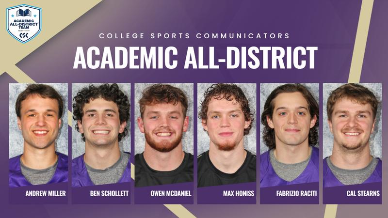 gobrits's tweet card. Six Albion College athletes were named CSC Academic All-District for the men's at-large teams. Lacrosse players Cal Stearns, Andrew Miller, Ben Schollett and Fabrizio Raciti were all recognized,...