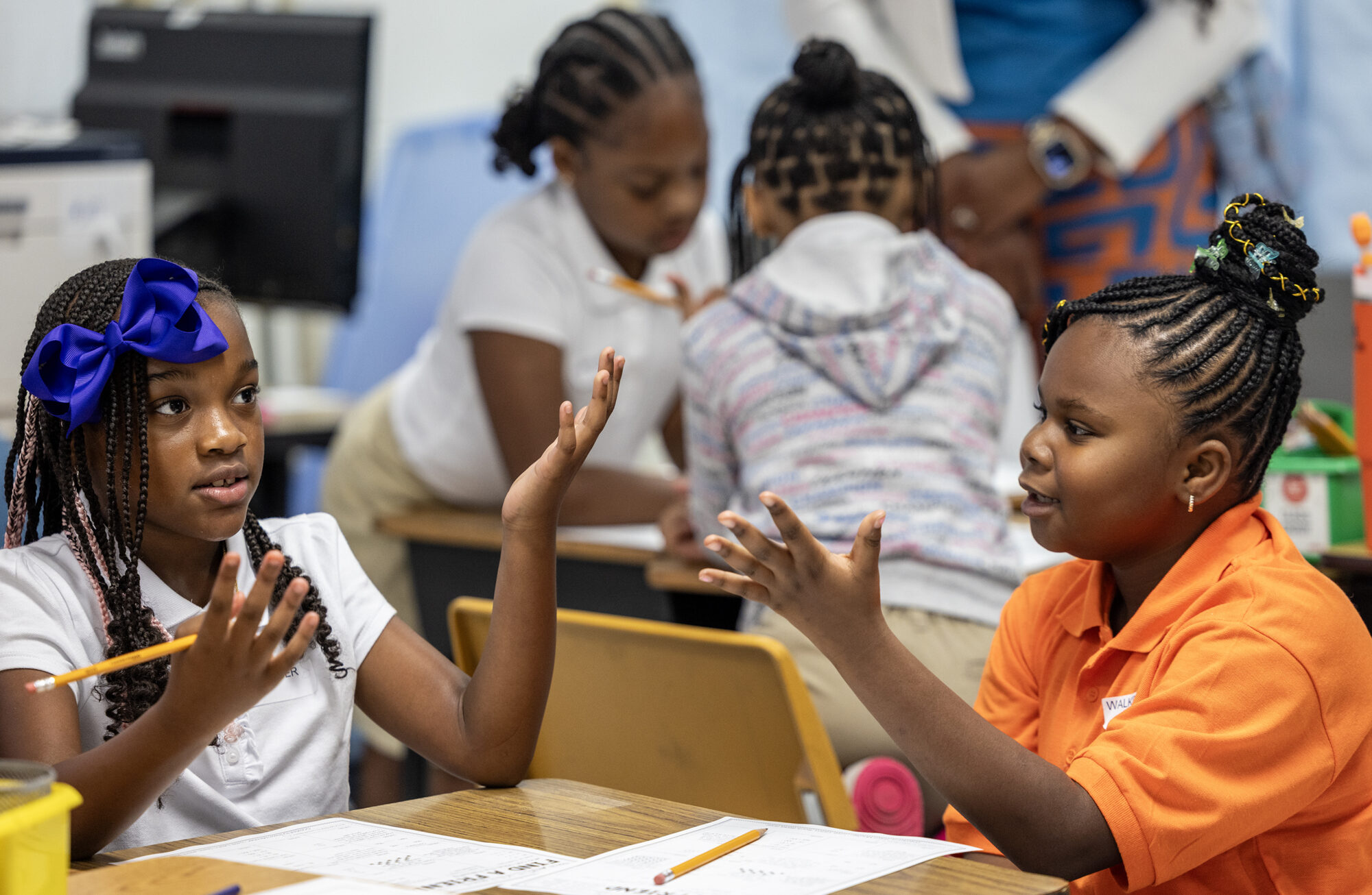 devnabose's tweet card. The energy was high at Callaway — volunteers and cheerleaders shook pompoms as students meandered through hallways, greeting one another and checking out their schedule for the year — but district...