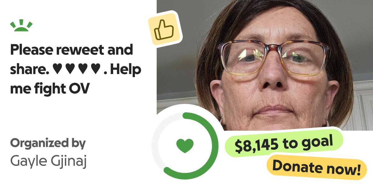 Dippydog76's tweet card. Please reweet and share. Thank you ♥️♥️ In October 2024, I was di… Gayle Gjinaj needs your support for Please reweet and share. ♥️♥️♥️♥️. Help me fight OV