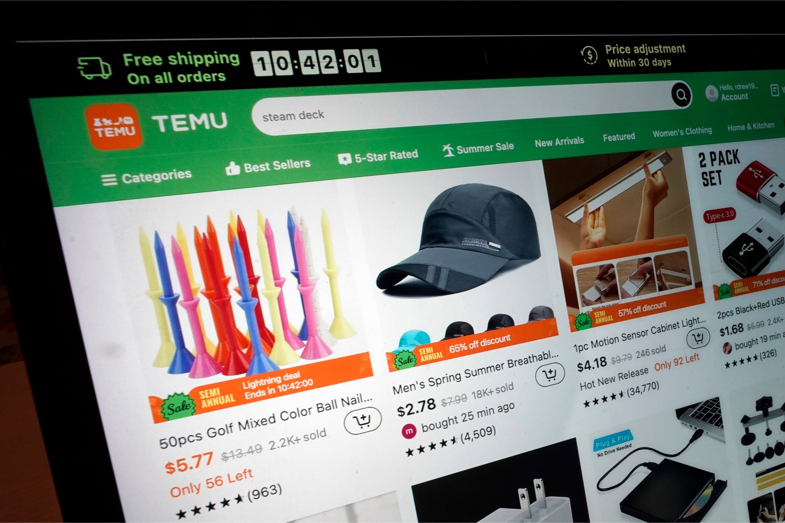 CourthouseNews's tweet card. Temu has grown in popularity by offering cheap goods - from clothing to home products — shipped from sellers in China.