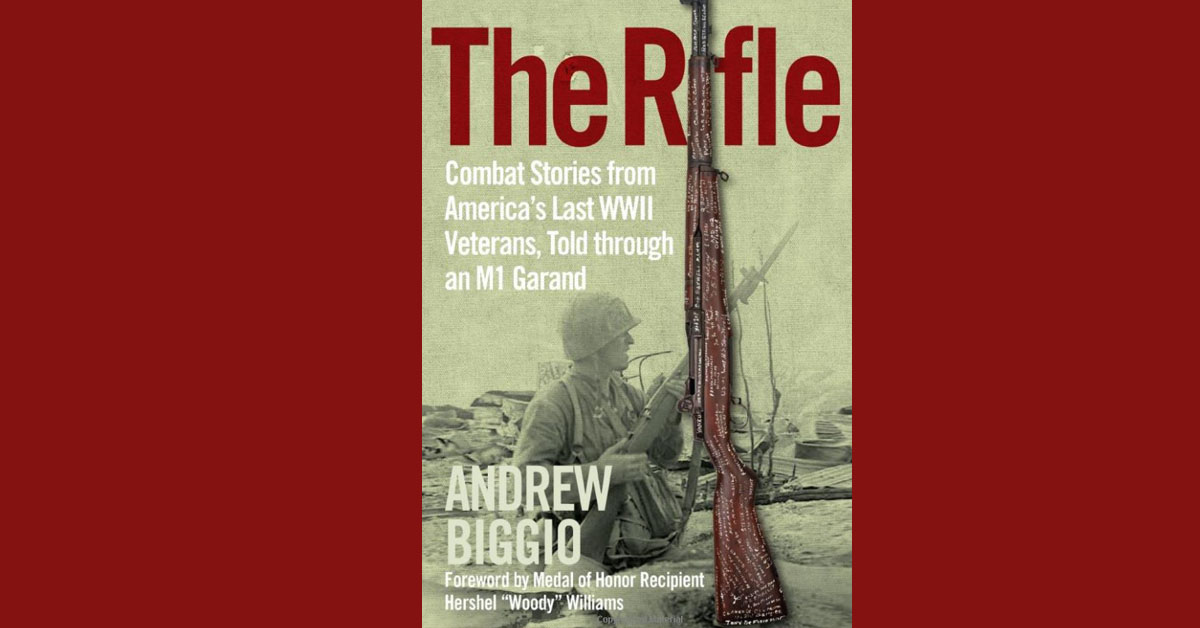 kimmonsonshow's tweet card. Andrew Biggio shares powerful stories from WWII veterans, unlocked by an M1 Garand.