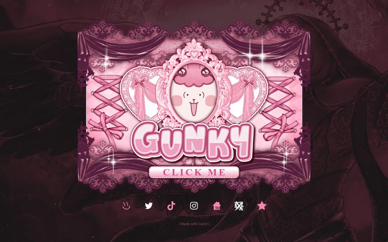 gunkpie's tweet card. ask me what a rabbits favorite method of travel is for a fun surprise