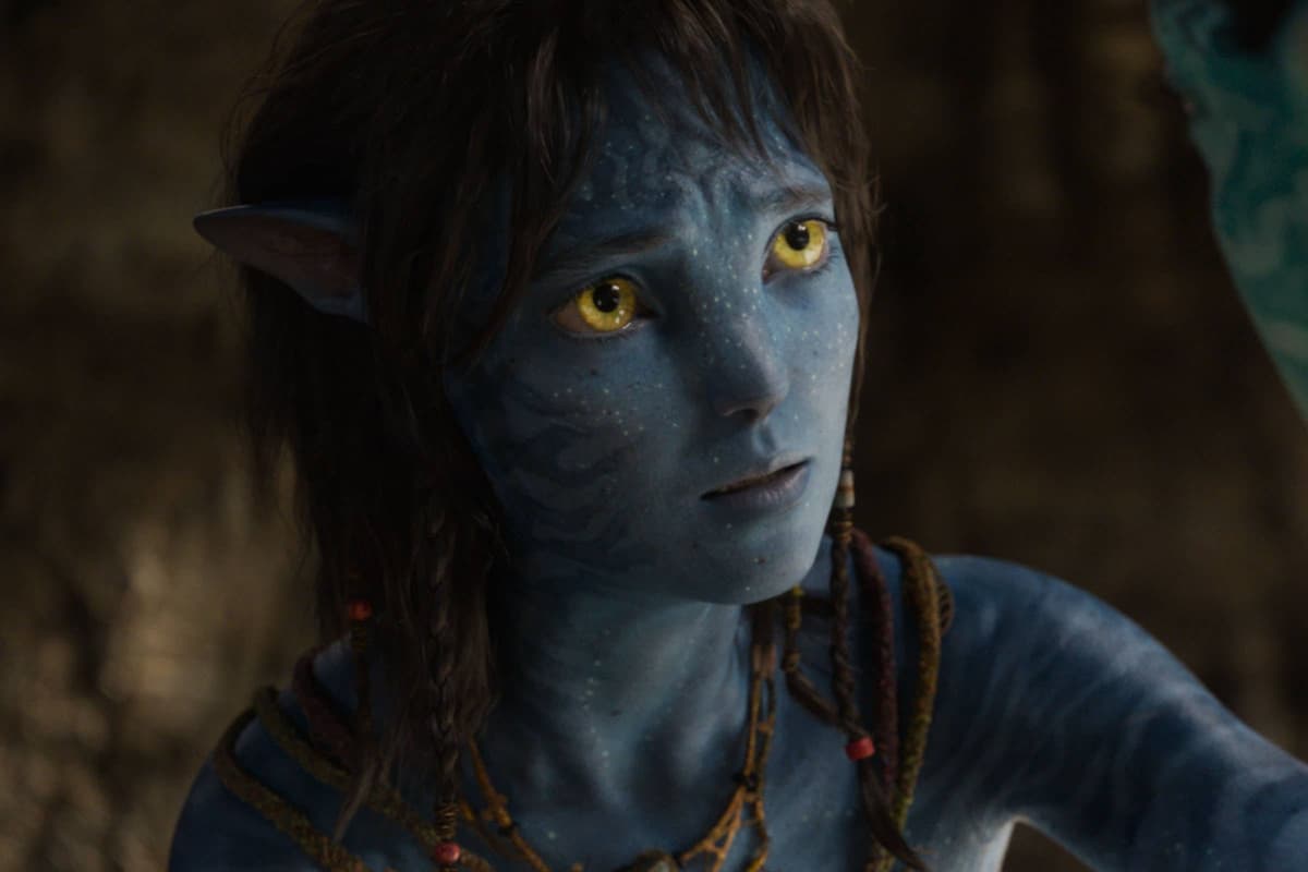 ESCulture's tweet card. The third film in the sci-fi franchise will see Emilia Perez star Zoe Saldana return to her role as Na’vi warrior Neytiri.