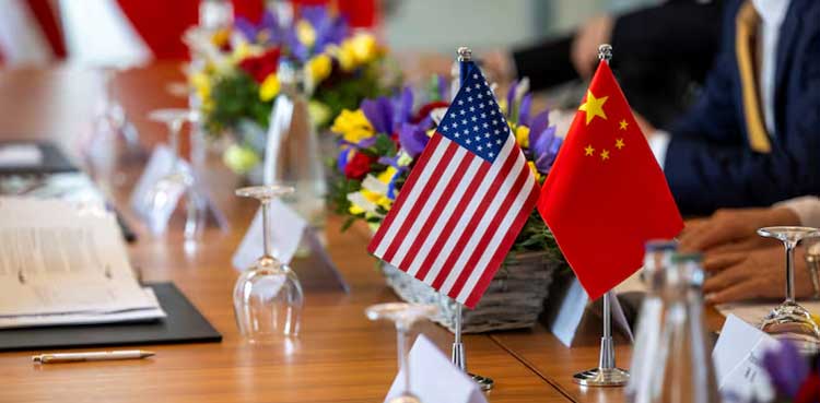 ARYNEWSOFFICIAL's tweet card. Top U.S. and Chinese economic officials met in Stockholm on Monday for more than five hours of talks aimed at resolving longstanding economic disputes at