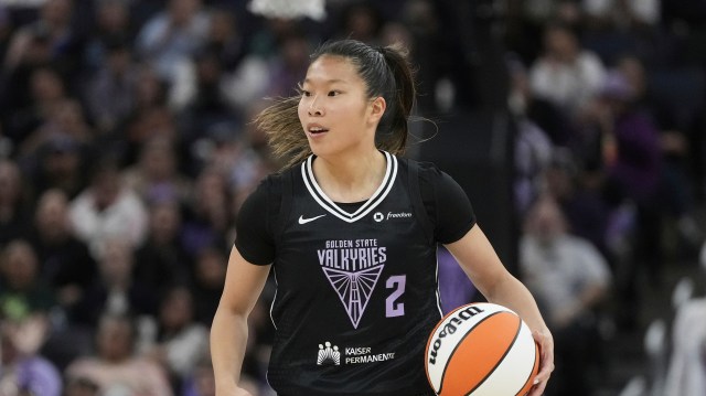 UConn_Insider's tweet card. UConn point guard Kaitlyn Chen got waived by the Golden State Valkyries in training camp, but the rookie has since earned her place on the team.