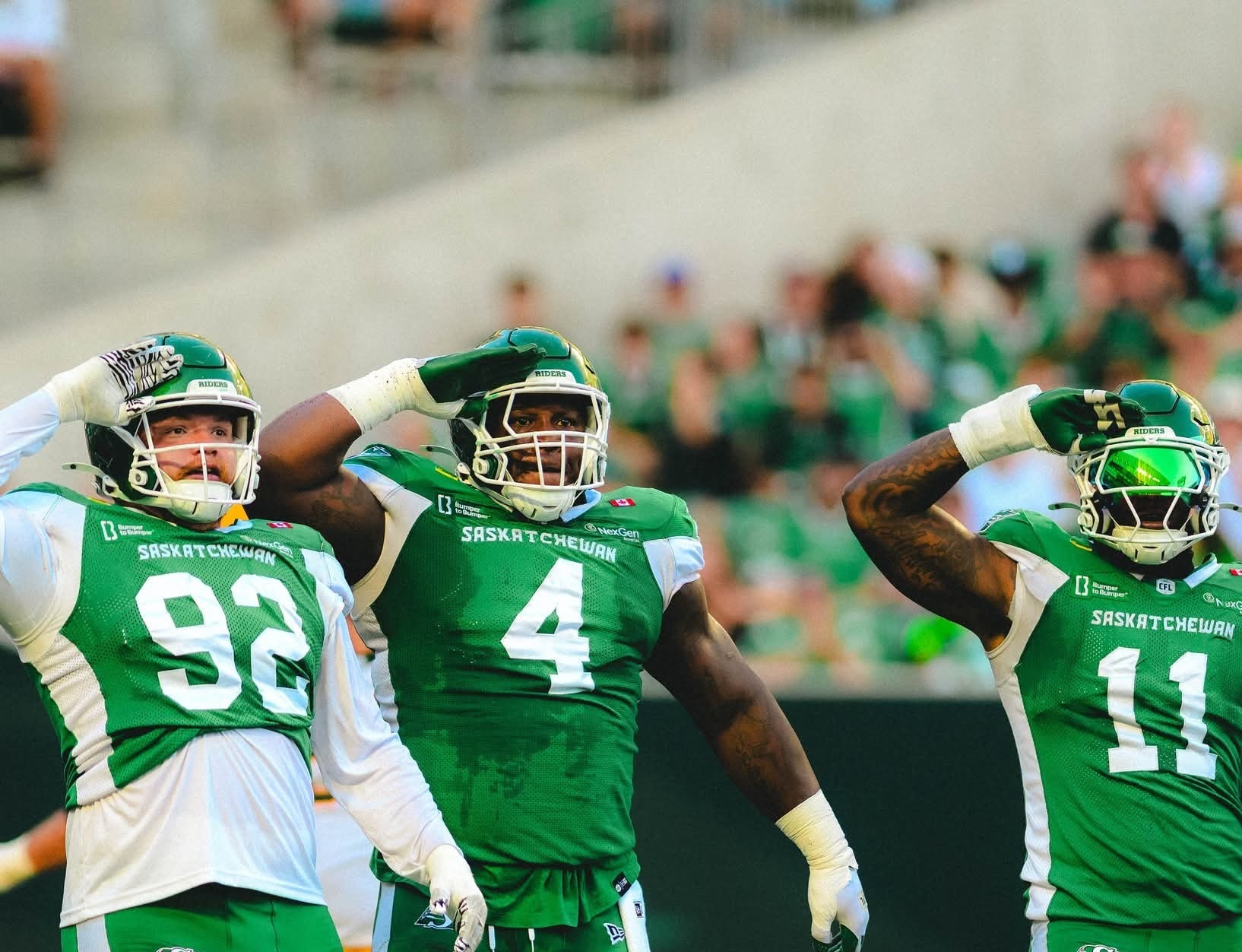 CFL_News's tweet card. By Alex Dormuth (@RealAlexD)     Going into this season, I was hoping that Saskatchewan Roughriders Defensive Lineman Caleb Sanders would take that next step and become a big time player in the CFL....