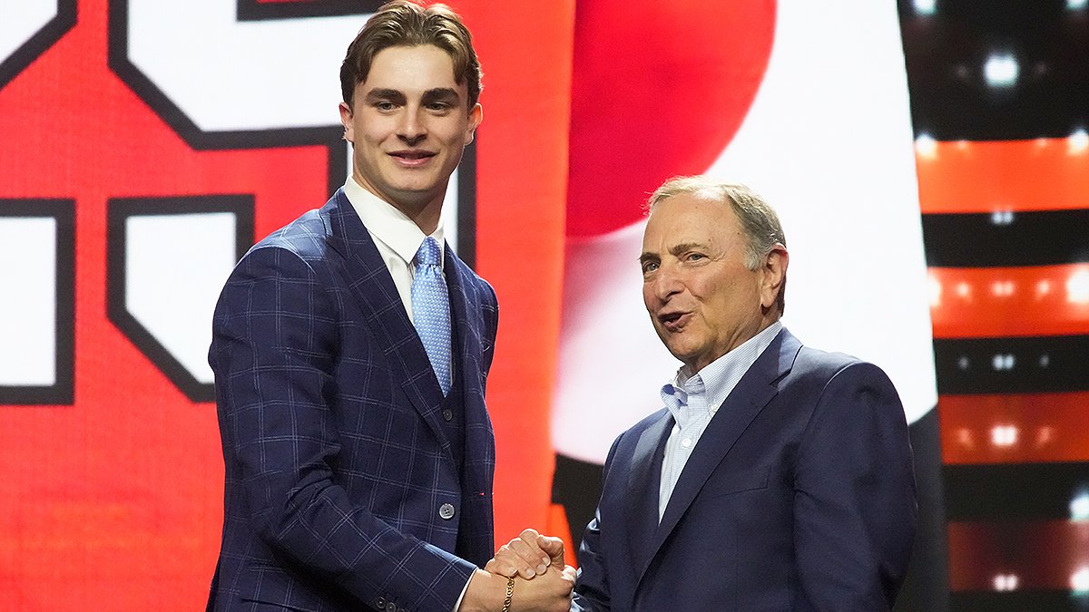 JHallNBCS's tweet card. Flyers prospect Porter Martone discussed his decision to go the college route in an interview with TSN.