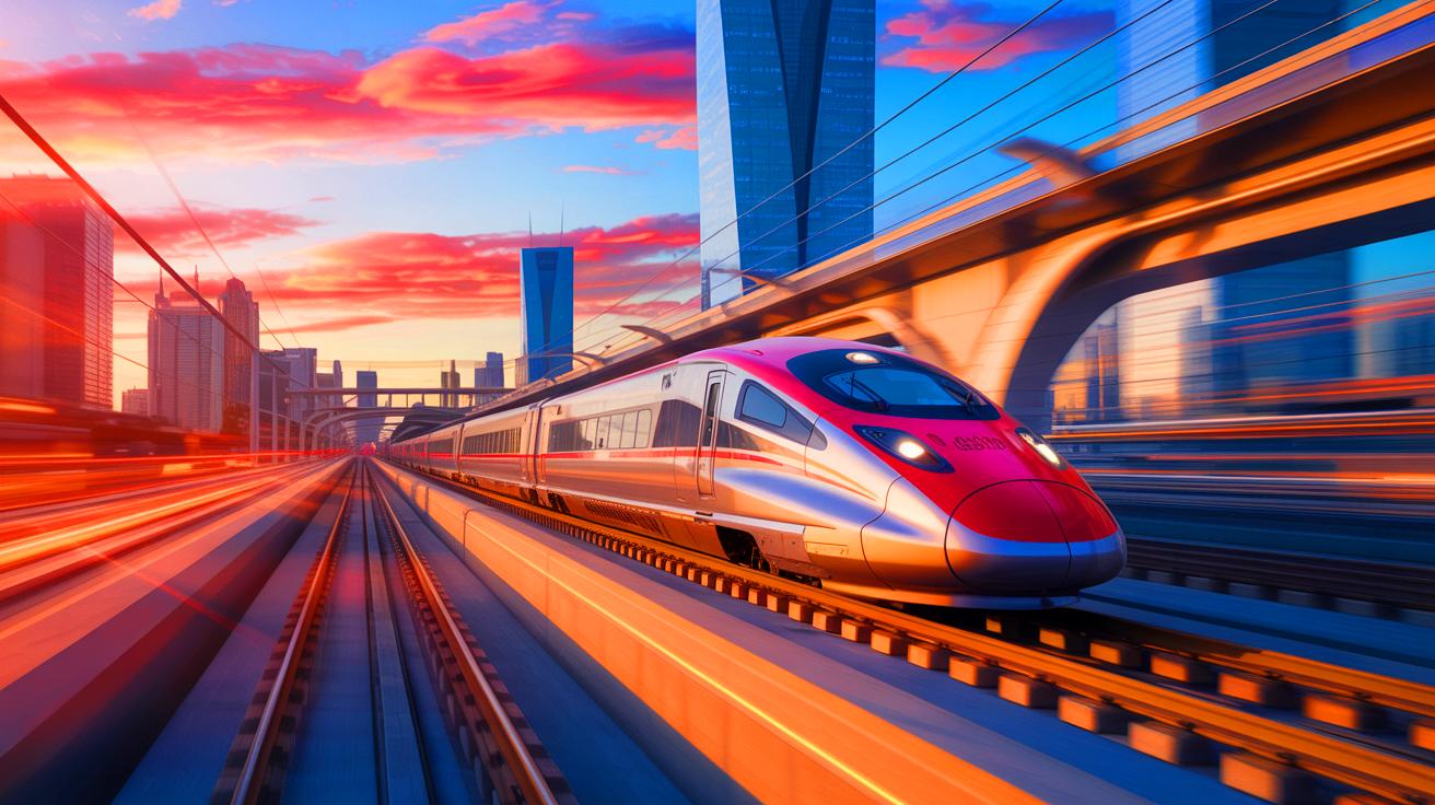 tefl_on's tweet card. IN A NUTSHELL 🚅 China’s CR450 bullet train, inspired by bird aerodynamics, reaches speeds of 250 mph, setting new standards in high-speed rail. 🛠️ Engineers designed a cutting-edge braking system...