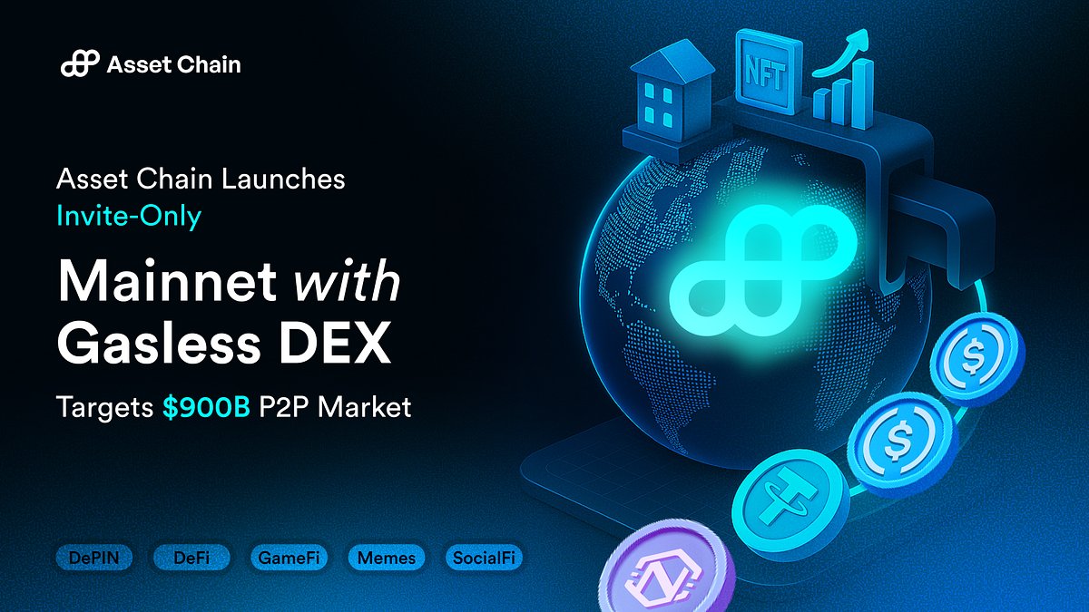 rwaassetchain's tweet card. Asset Chain’s USDT/cNGN DEX drives liquidity for African RWA tokenization, targeting Nigeria’s $900B fragmented P2P market
