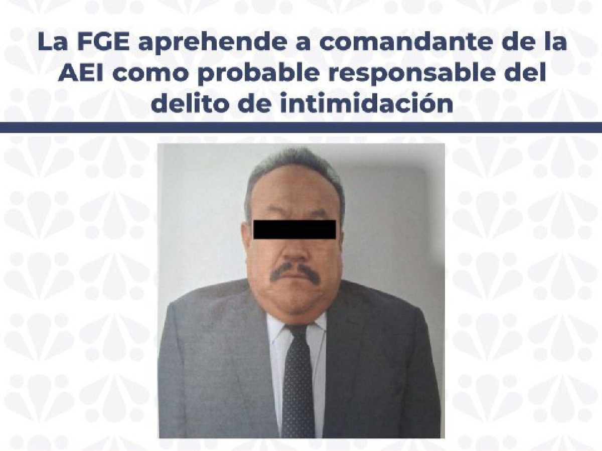 farodigitalpue's tweet card. La Fiscalía General del Estado (FGE) detuvo a Alejandro N., comandante de la Unidad de Investigación adscrita a la Fiscalía Especializada en Desaparición Forzada. Está señalado por su presunta part…