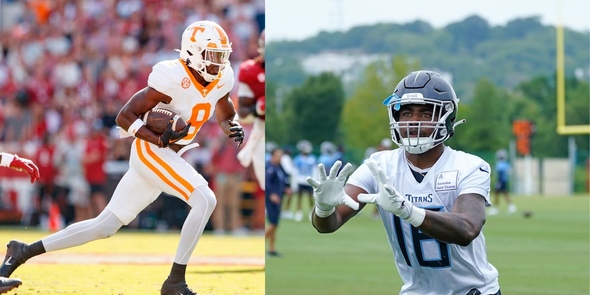 WSMV's tweet card. The Nashville franchise has waived wide receiver Treylon Burks after he suffered a shoulder injury.