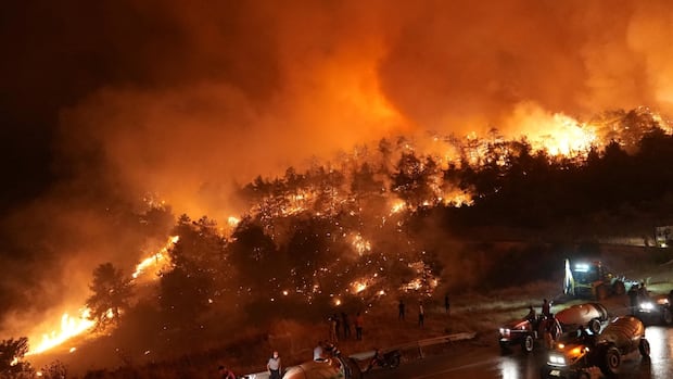 ICLRCanada's tweet card. Firefighters battled on Monday to put out wildfires in three separate provinces of Turkey, in Greece and near a tourist resort in Albania, stoked by strong winds after days of searing heat across the...