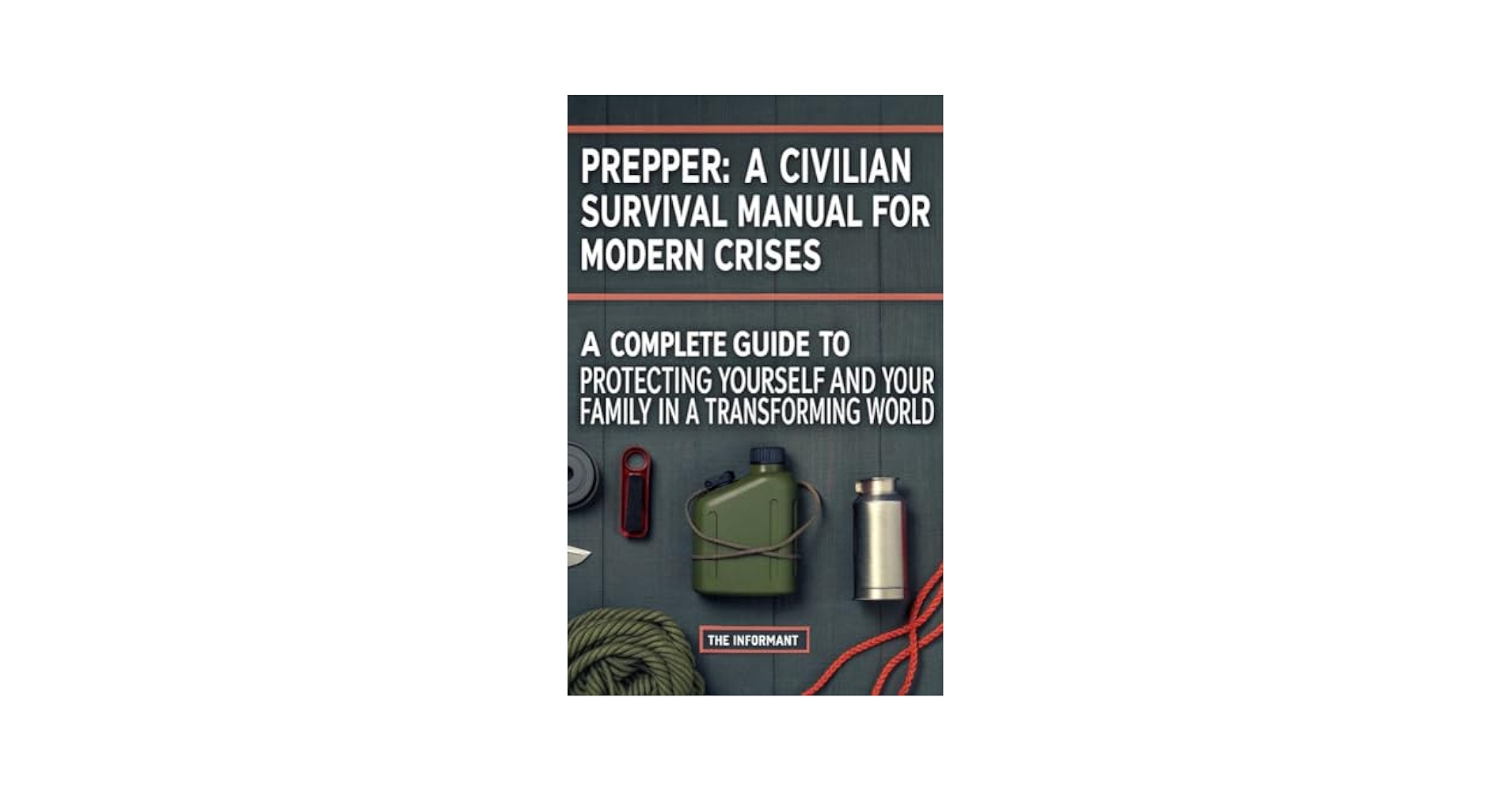 theinformant_x's tweet card. Prepper: A Civilian Survival Manual for Modern Crises