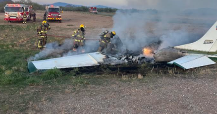 KVOA's tweet card. TUCSON, Ariz. (KVOA) - The Drexel Heights Fire District responded to a report of an airplane accident at Ryan Airfield over the weekend.