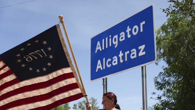 WJCLNews's tweet card. Lawyers seeking a temporary restraining order against an immigration detention center in the Florida Everglades say that "Alligator Alcatraz" detainees have been barred from meeting attorneys.