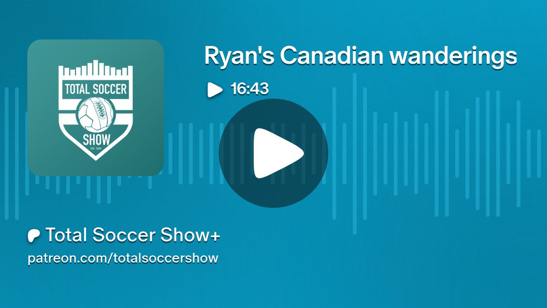 TotalSoccerShow's tweet card. Get more from Total Soccer Show+ on Patreon