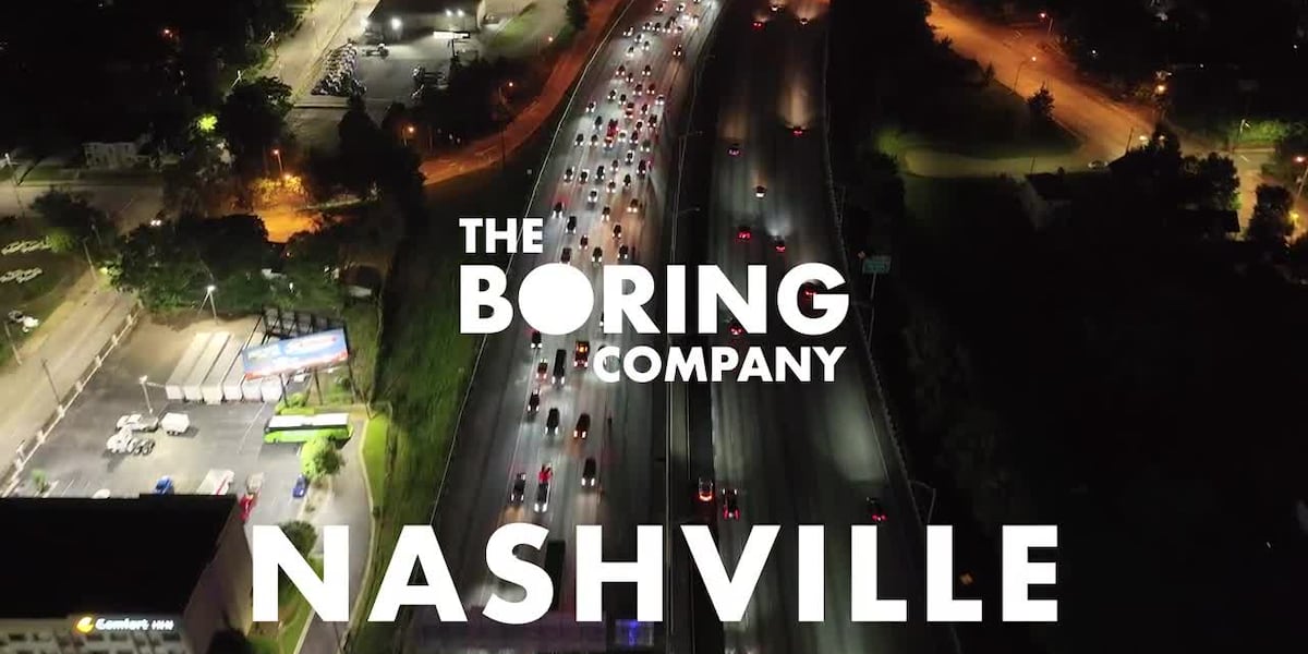 WSMV's tweet card. Nashville was selected for the project, which aims to build a zero-emissions high-speed transit system connecting downtown to BNA at zero cost to taxpayers.