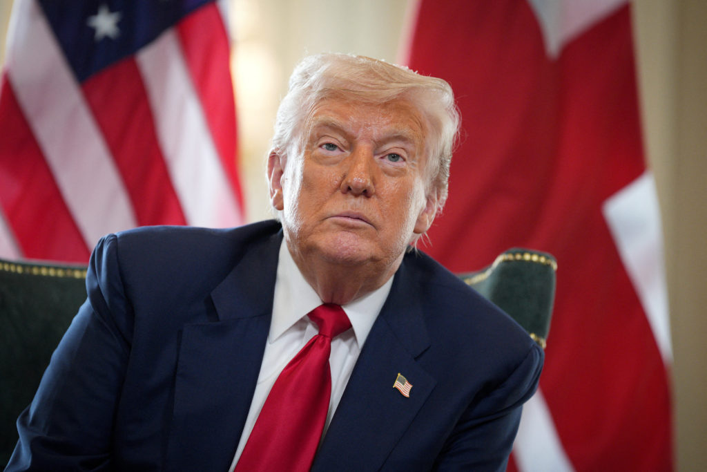 mbeith's tweet card. The Republican president said Monday that he had warned Epstein about hiring Trump staff and that when Epstein did it again, “I threw him out of the place.”