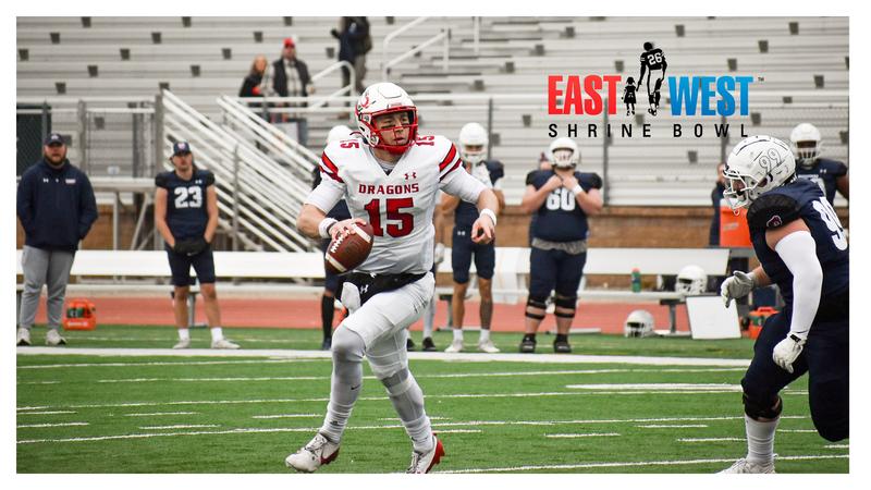 MSUMDragons's tweet card. MOORHEAD, Minn. -- Minnesota State Moorhead senior quarterback Jack Strand was one of 10 NCAA Division II players named to the East-West Shrine Bowl 1000 Watchlist.