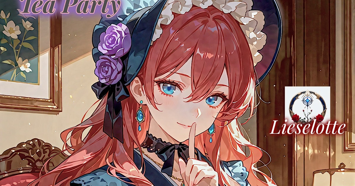 iwasiman's tweet card. この作品は「Stable Diffusion XL」で生成された「ファンタジー 魔法使い 赤髪 吸血鬼 ロリータ ロリィタ 不死の魔女リーゼロッテ ShiitakeMix お茶会へようこそ ふしぎな夜のお茶会」タグがついた「いわしまん」さんのAIイラストです。プロンプト・呪文も掲載されています。