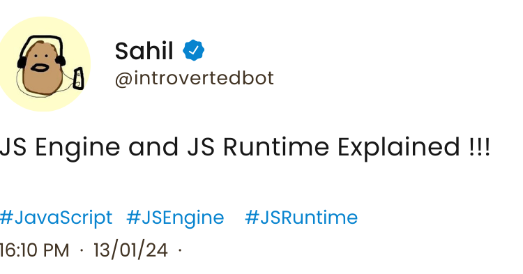 Tweet card summary image