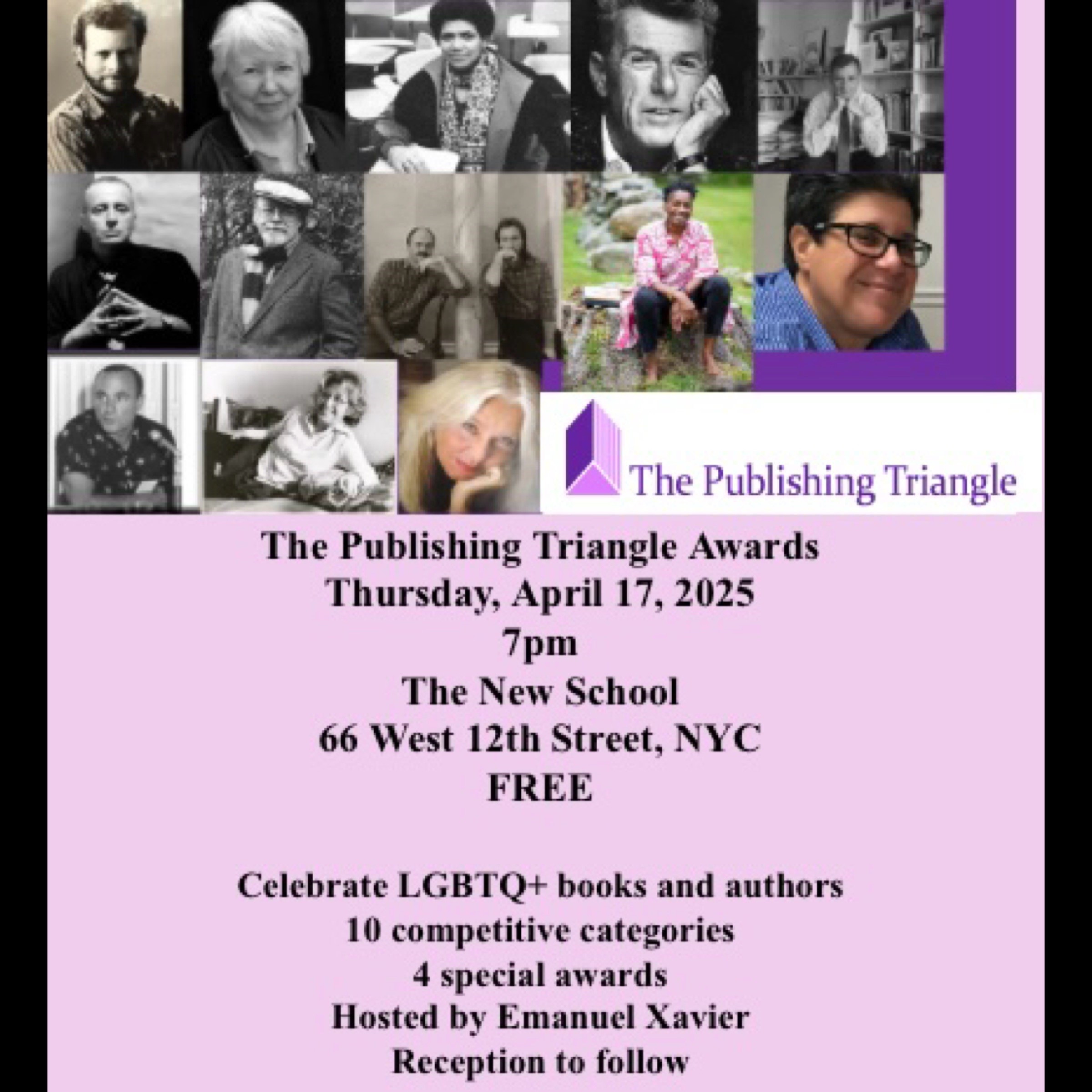 IndianaReview's tweet card. The Publishing Triangle, the association of LGBTQ+ people in publishing, today announced forty-one finalists for the 37th annual Publishing Triangle Awards, honoring the best LGBTQ+ books published...