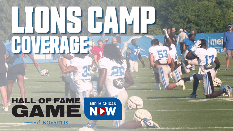 midmichigannow's tweet card. The Lions are just a few days away from kicking off the preseason in Canton.